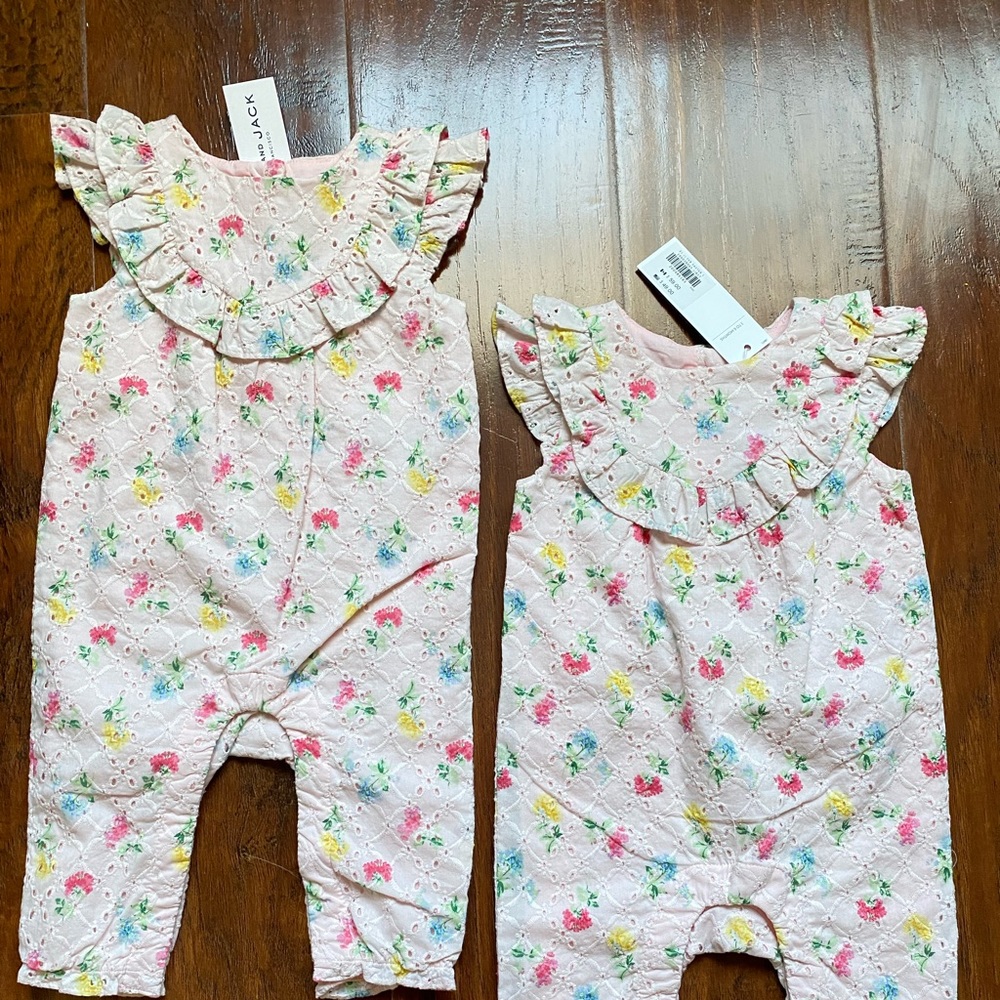 Janie and jack rompers